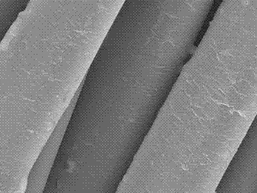 Method for preparing magnetic nano ferroferric oxide particle thin film on surface of chinlon fabric