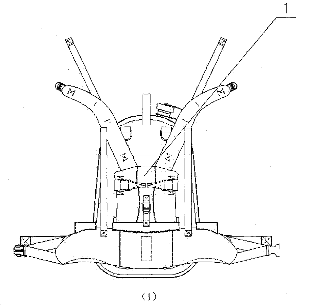 Backpacking type oil transportation device