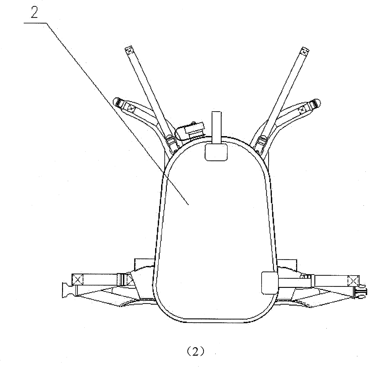 Backpacking type oil transportation device