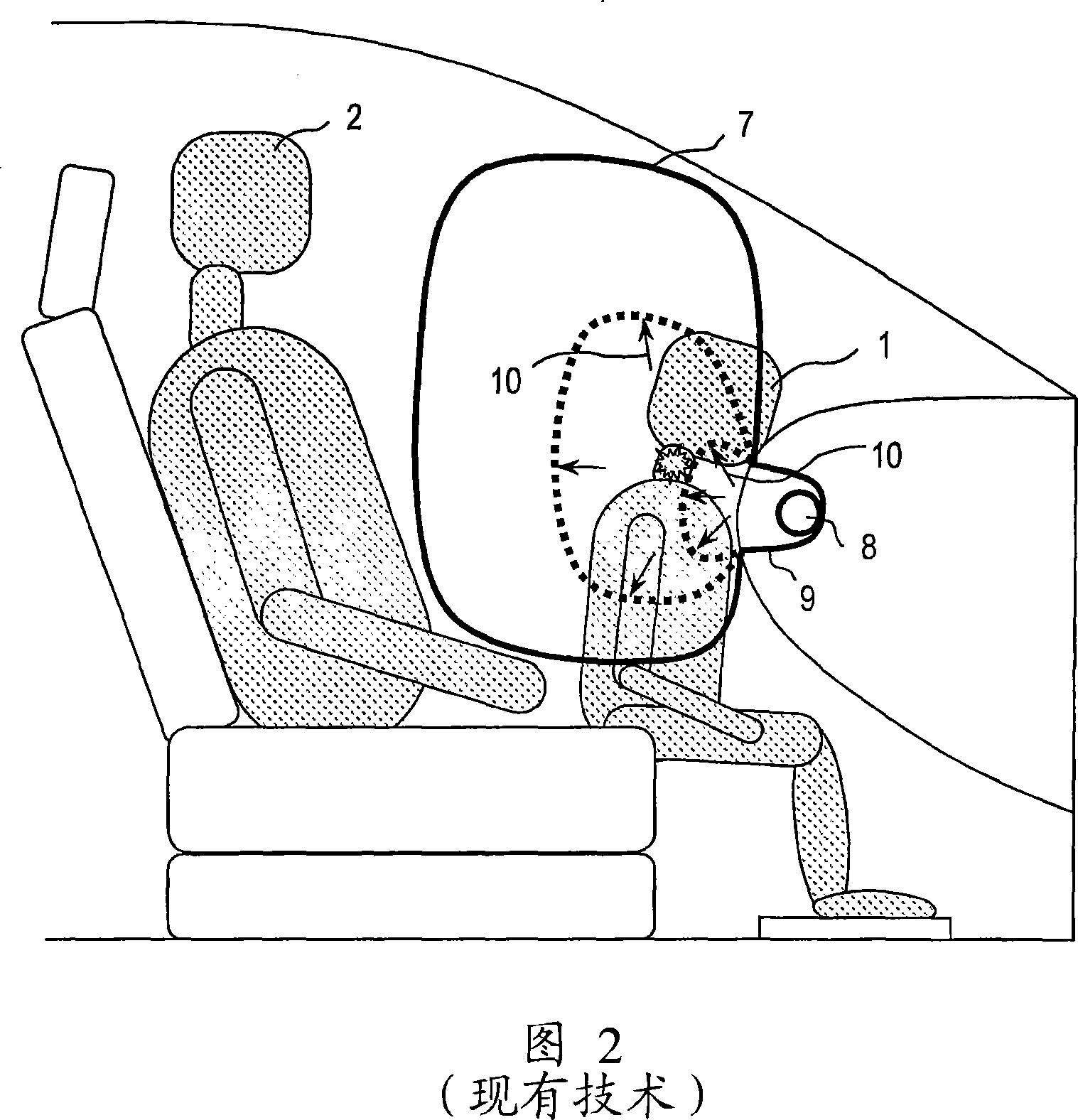 Low risk deployment passenger airbag system