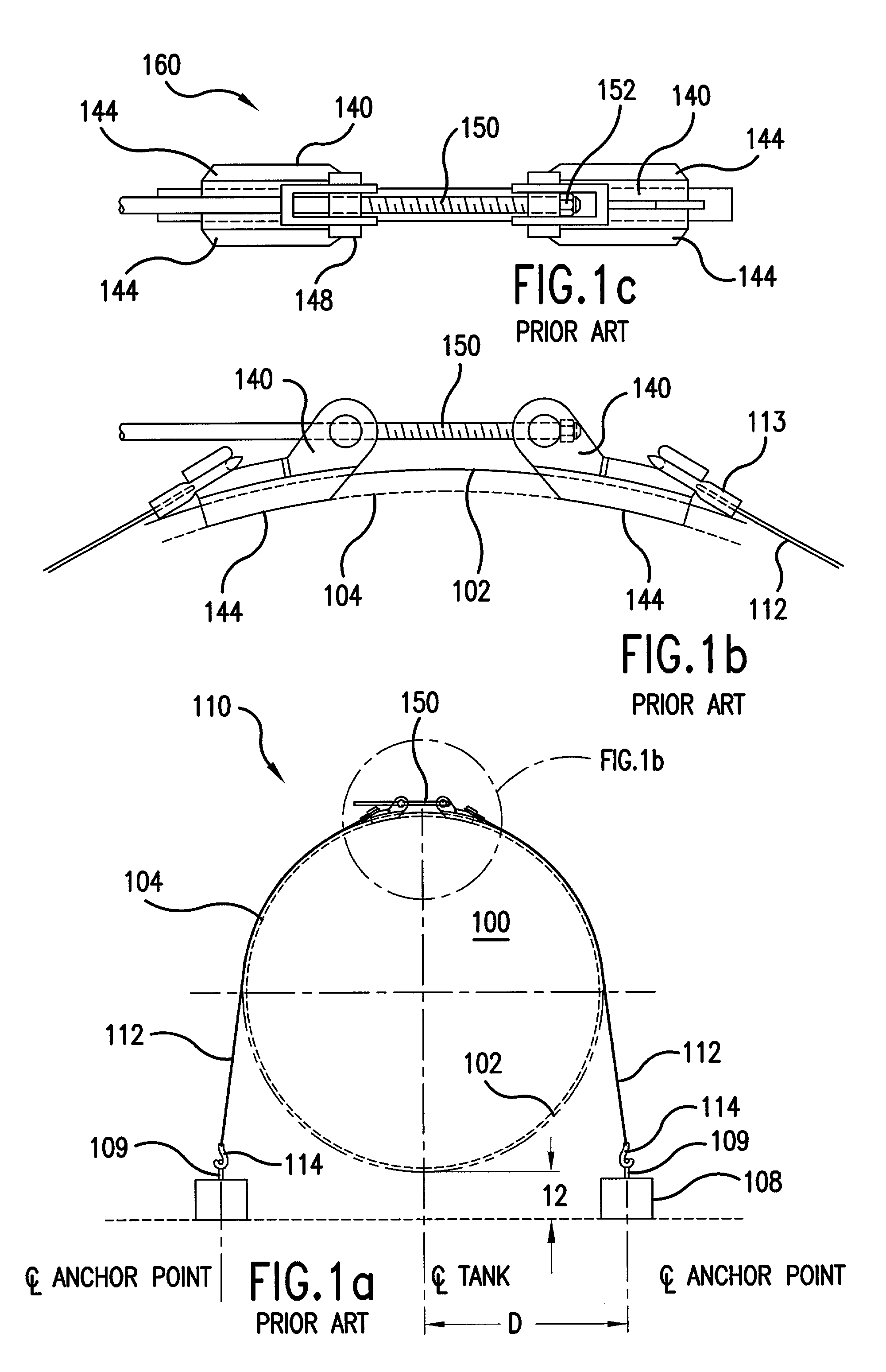 Tank retaining system