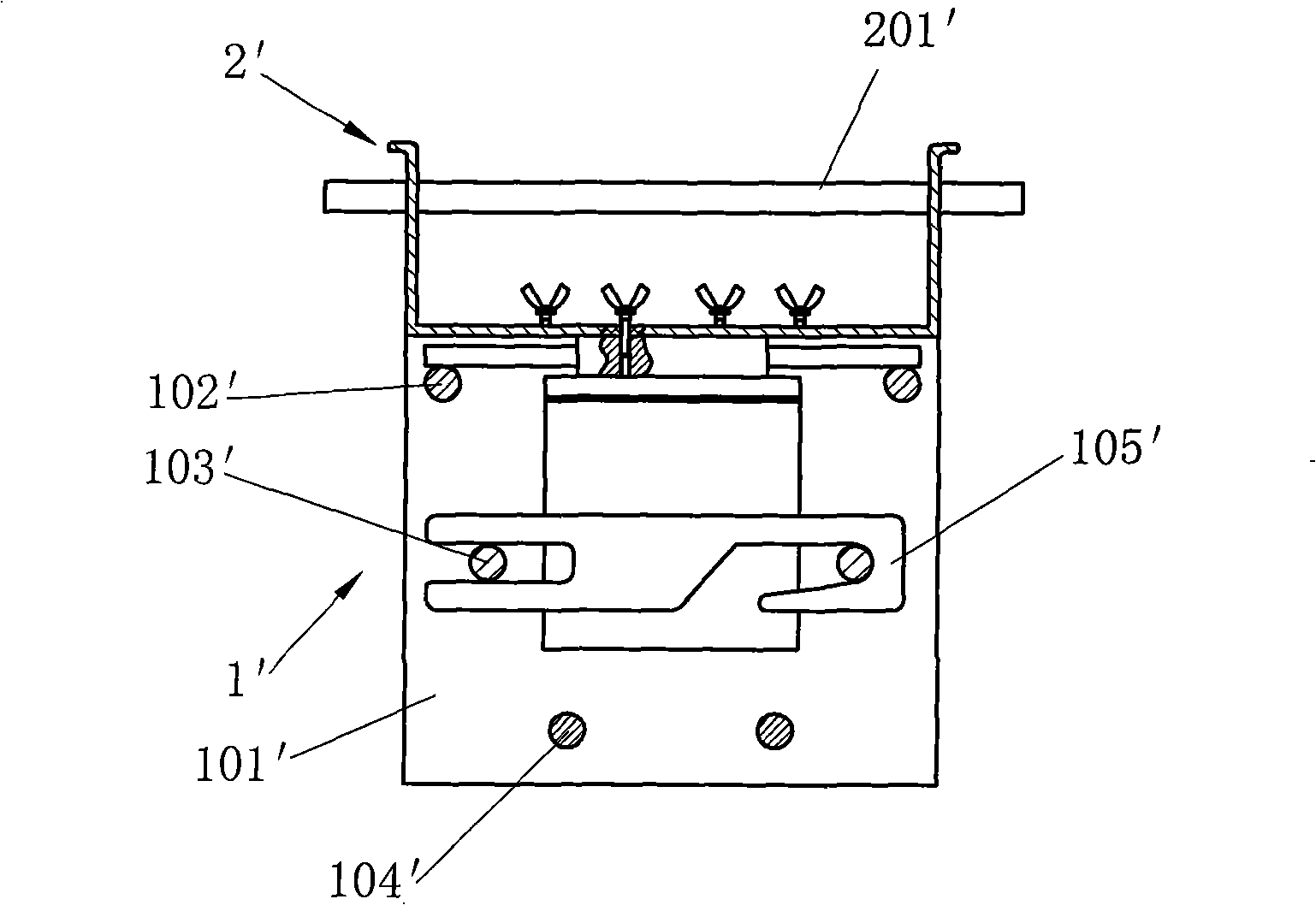 Clamper for cleaning and degumming silicon chip