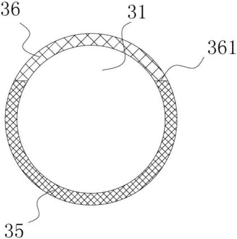 Raw material grinding and unloading mechanism for ceramic products