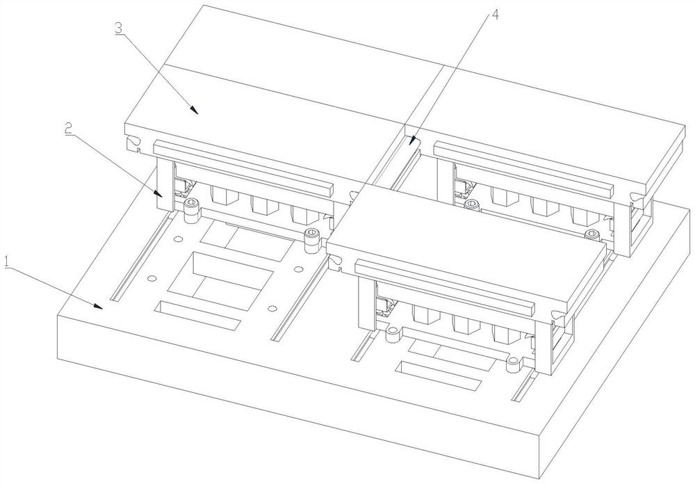 A prefabricated sports wooden floor