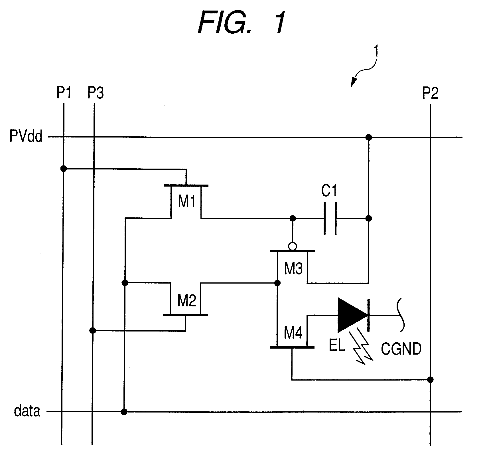 Active matrix type display apparatus and driving method thereof