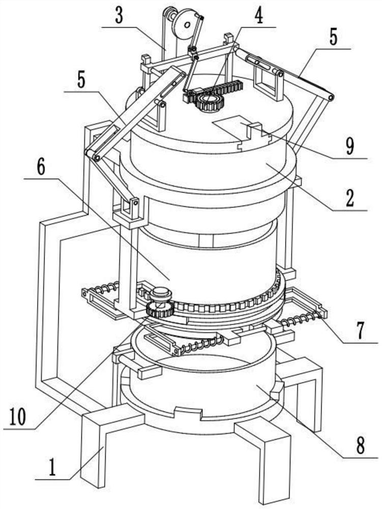 A feed mixing and crushing processing system