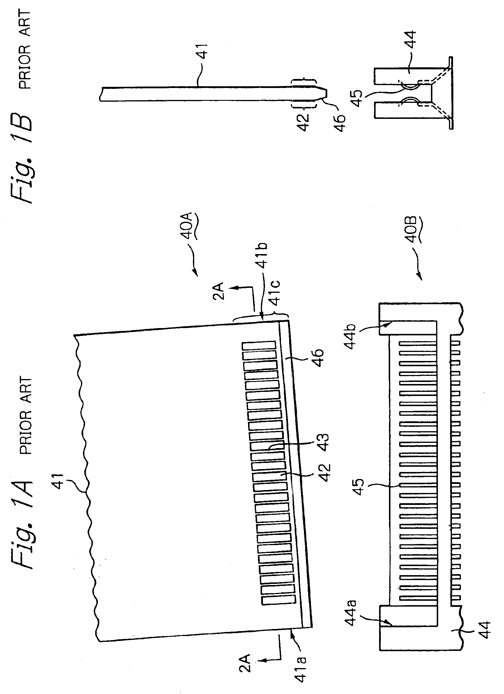 Card-edge connector and card member