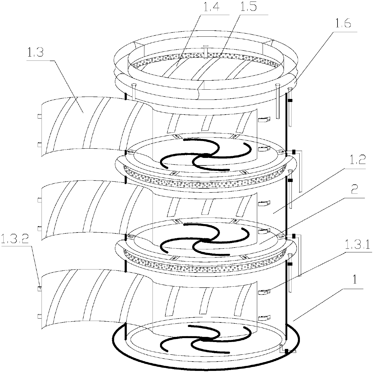 Variable-capacity washing-machine barrel capable of achieving independent washing and independent control and washing machine