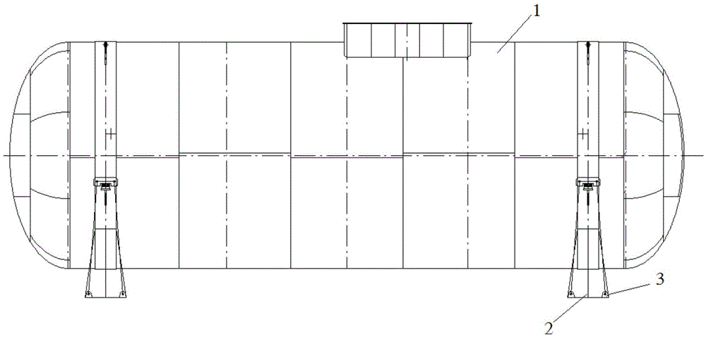 Storage tank lifting lug device and storage tank lifting system