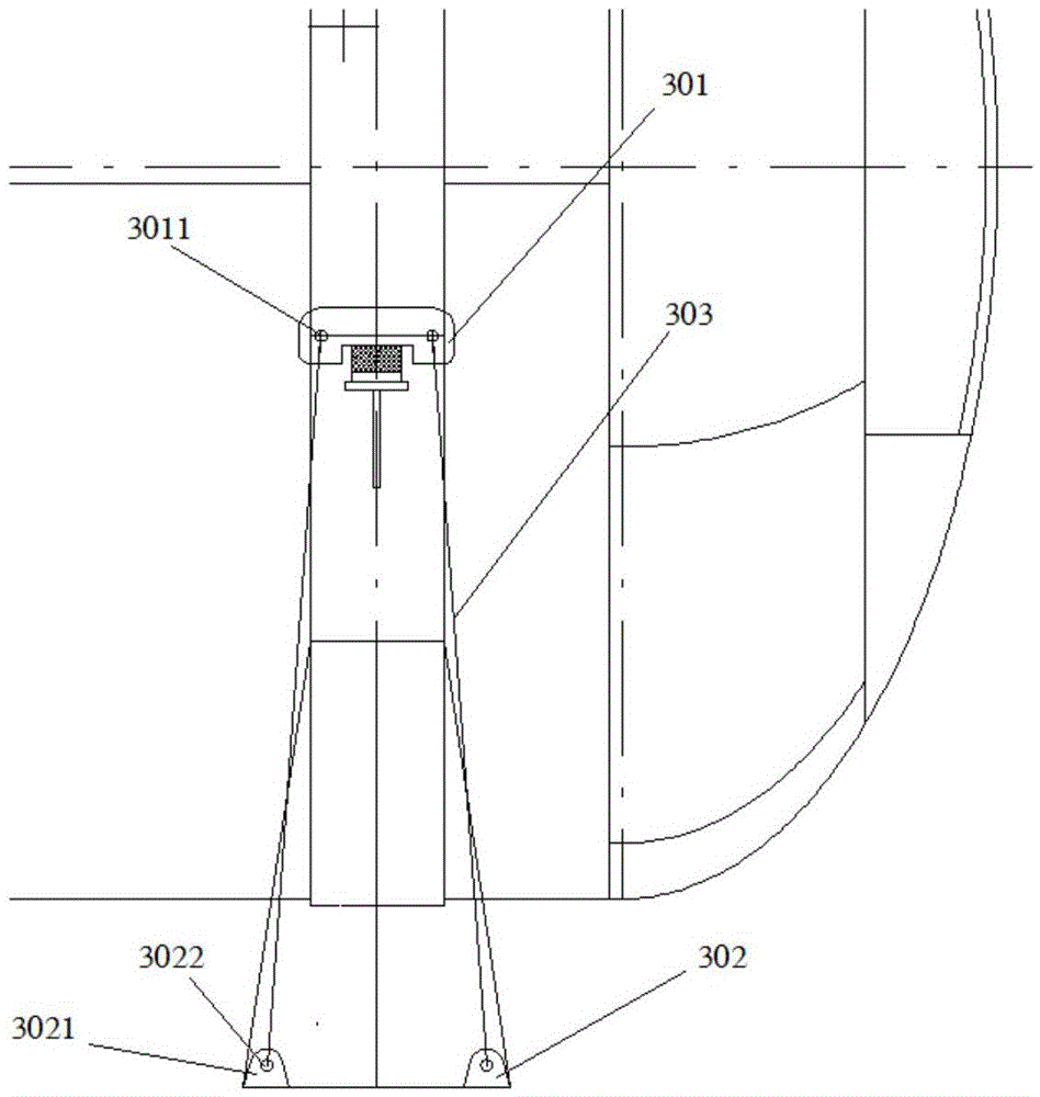 Storage tank lifting lug device and storage tank lifting system