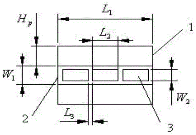 Double-arc slanted-off finned tube non-contact thermal resistance heat transfer element