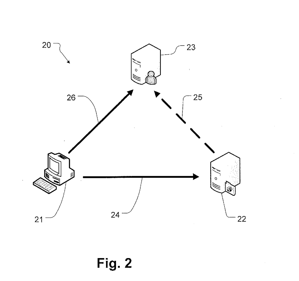 Method, system, server, client and application for sharing digital content between communication devices within an internet network