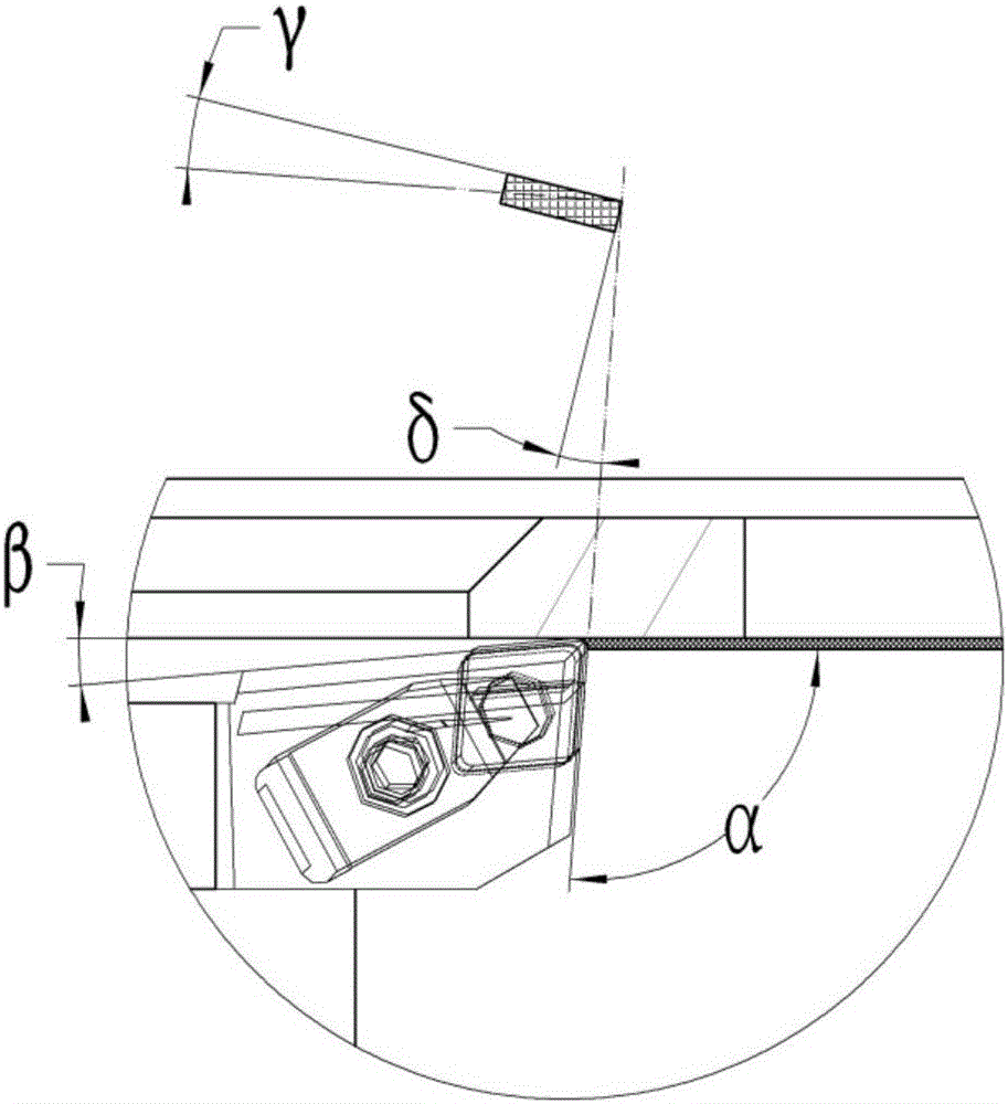 A brake disc processing tool and processing method thereof