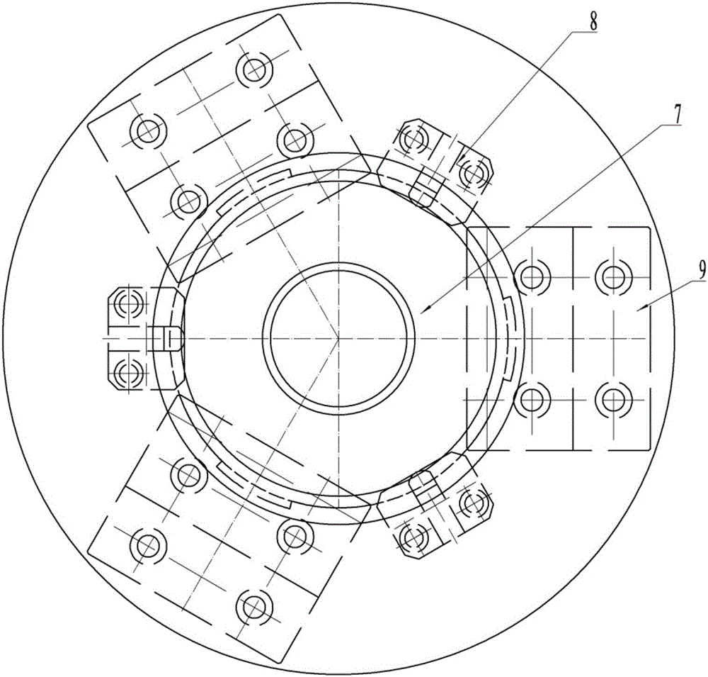 A brake disc processing tool and processing method thereof