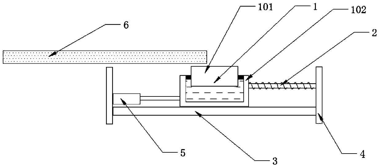 Edge water device capable of changing stress of lower surface edge part of glass