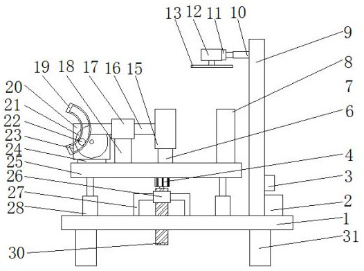 An electric vehicle beam cutting device