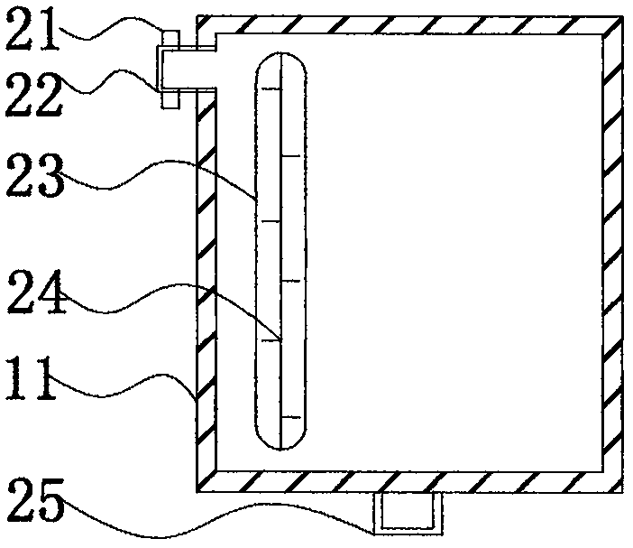 Cleaning device for surgery of general surgery department