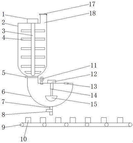 Traditional Chinese medicine powder preparing packaging machine