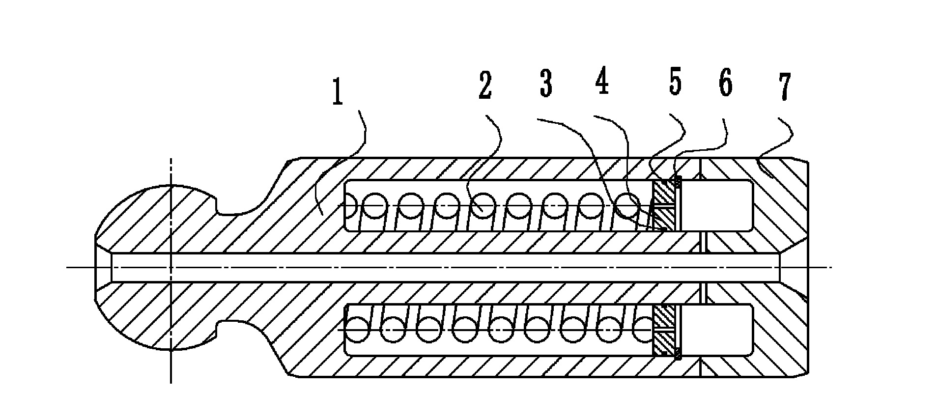 Low-inertia plunger resisting pressure impact