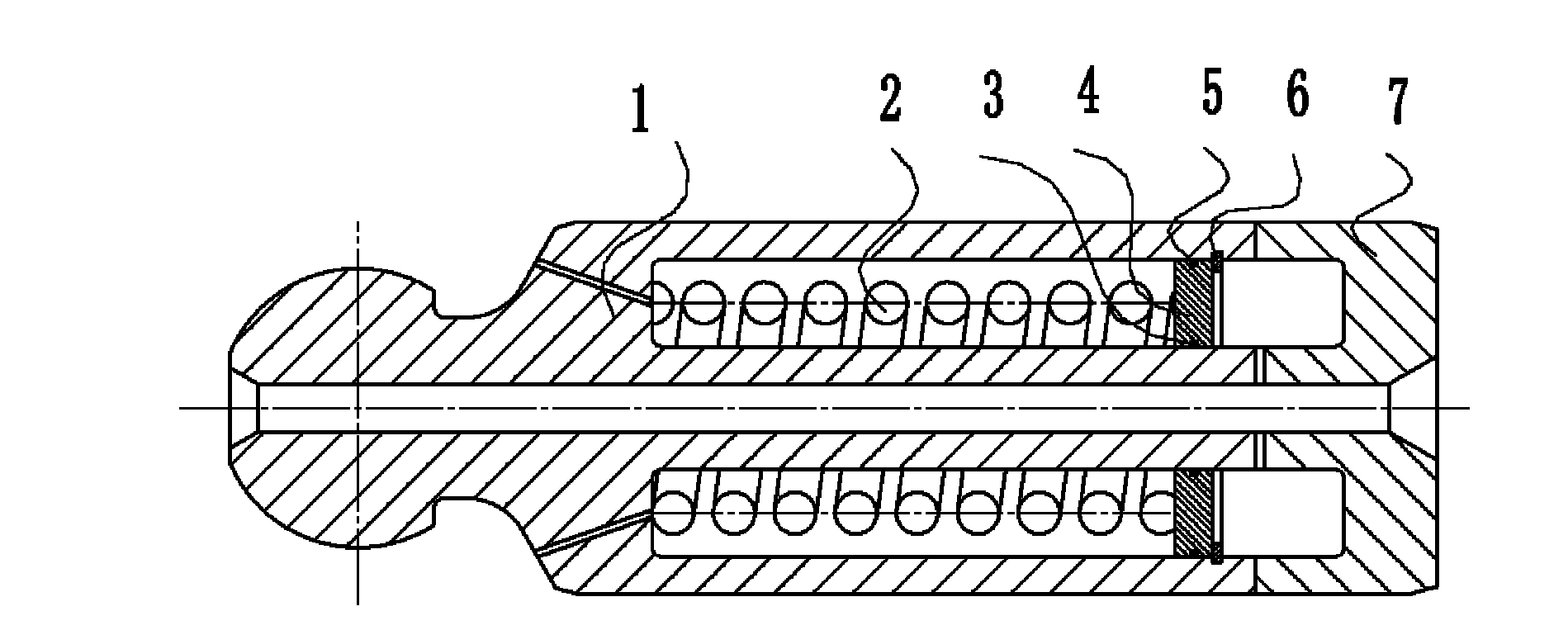 Low-inertia plunger resisting pressure impact