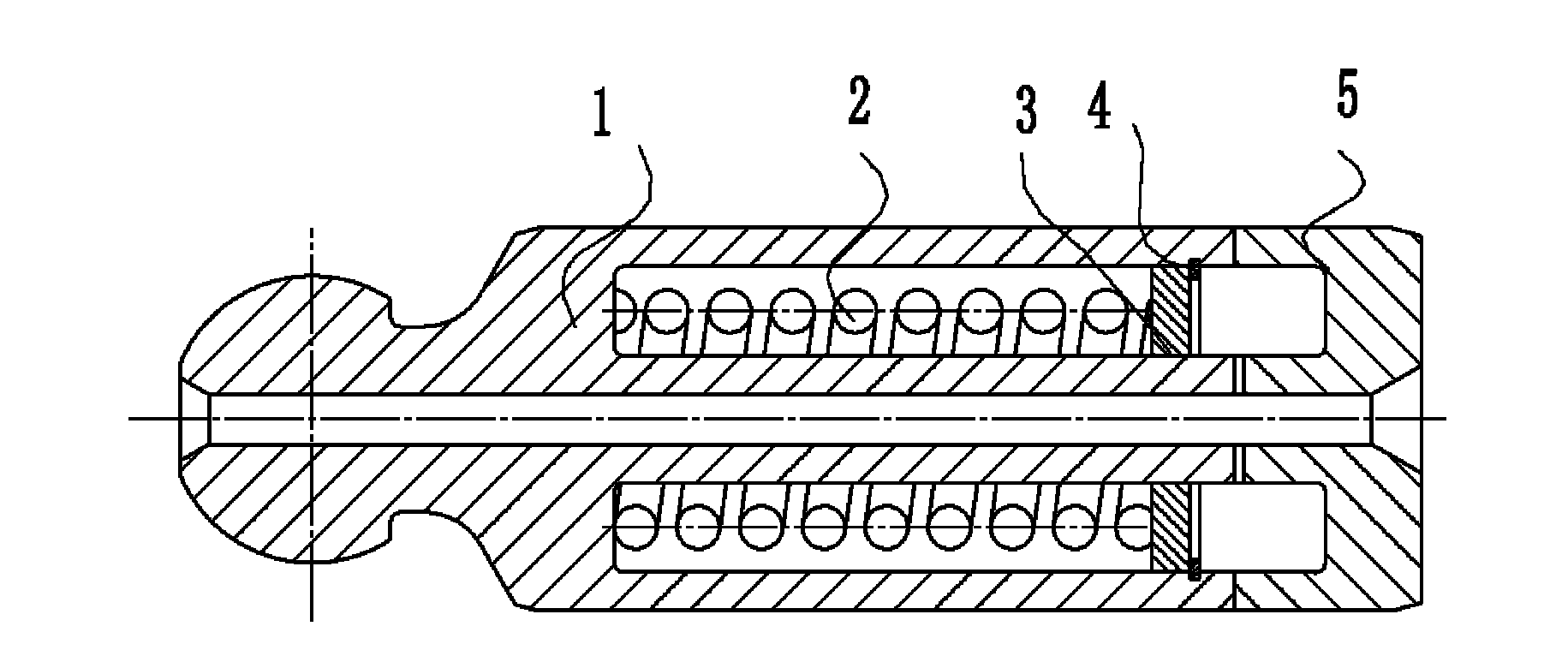 Low-inertia plunger resisting pressure impact