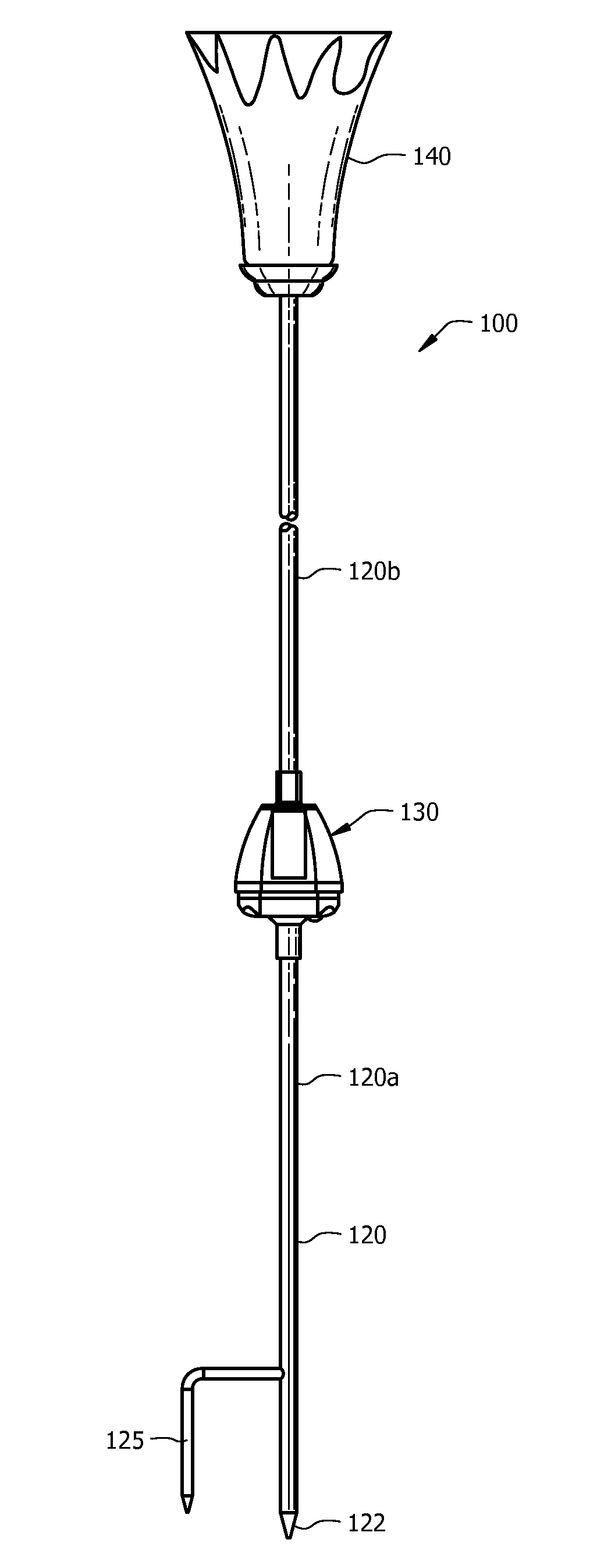 Outdoor Solar Light With Multi-Panel Solar Array