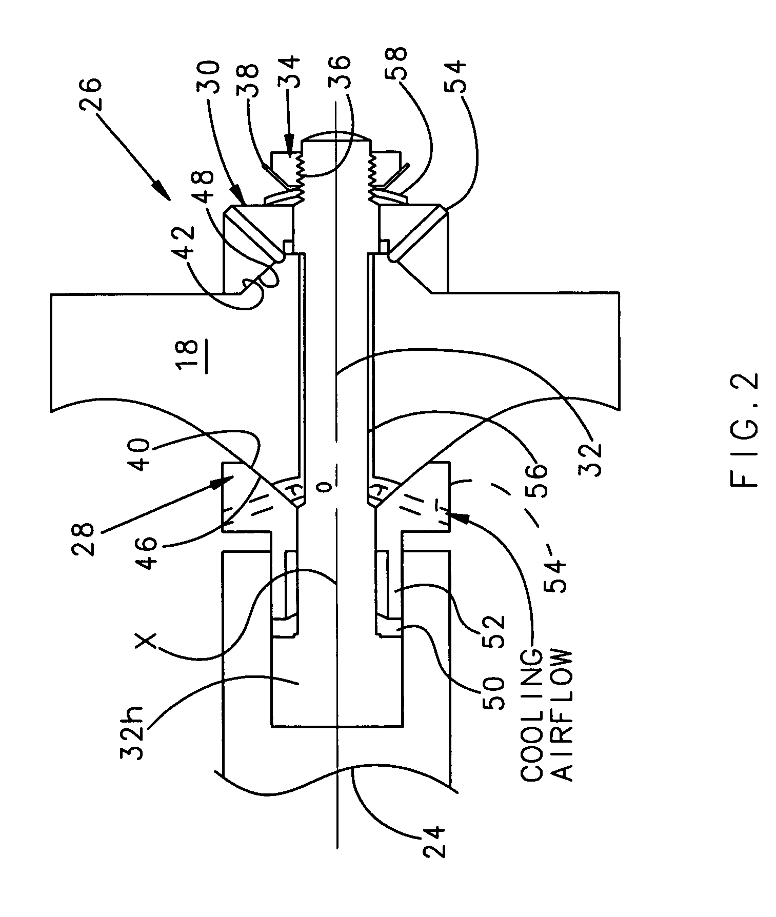 Mechanical coupling for a rotor shaft assembly of dissimilar materials