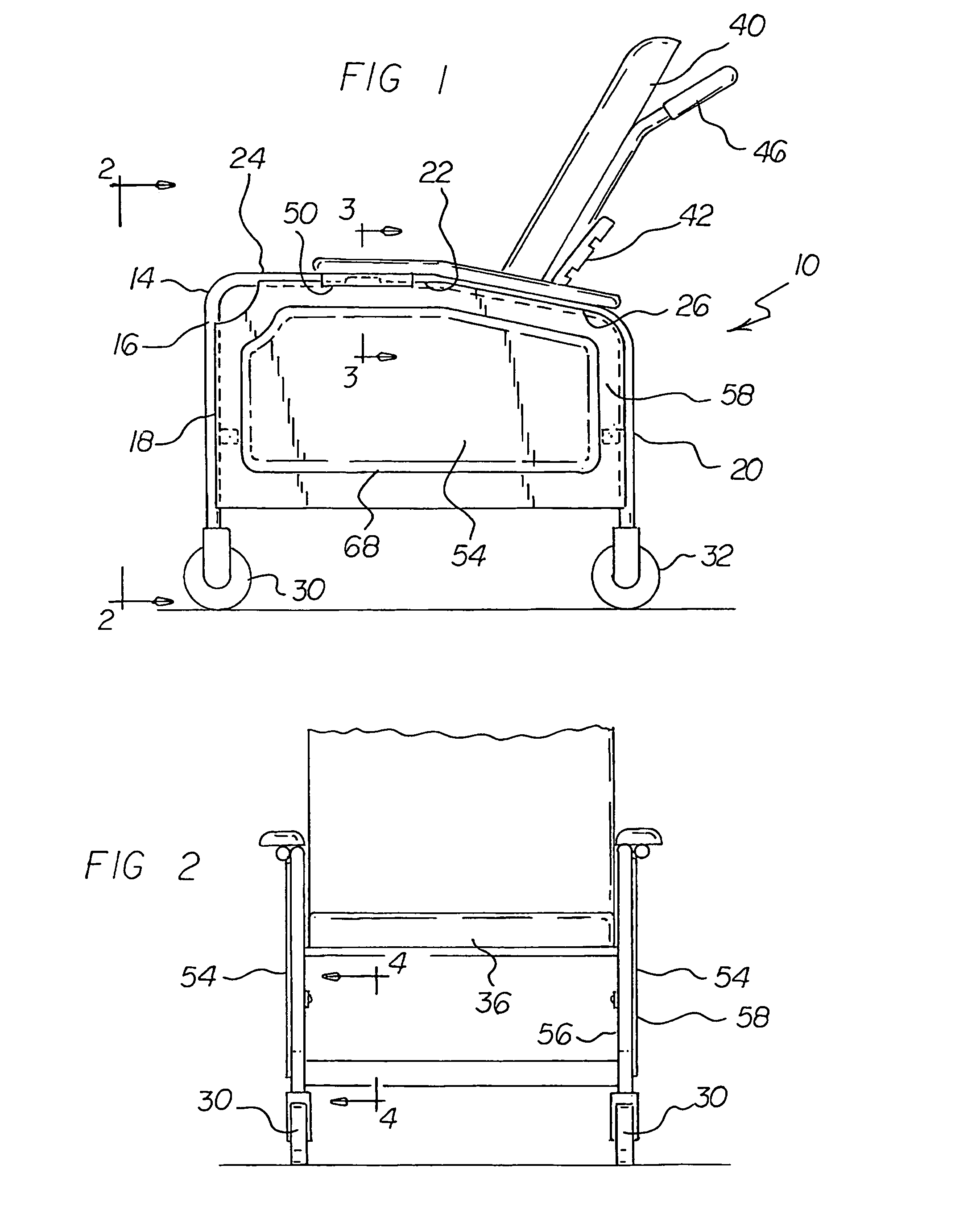 Blow molded side panel chair system