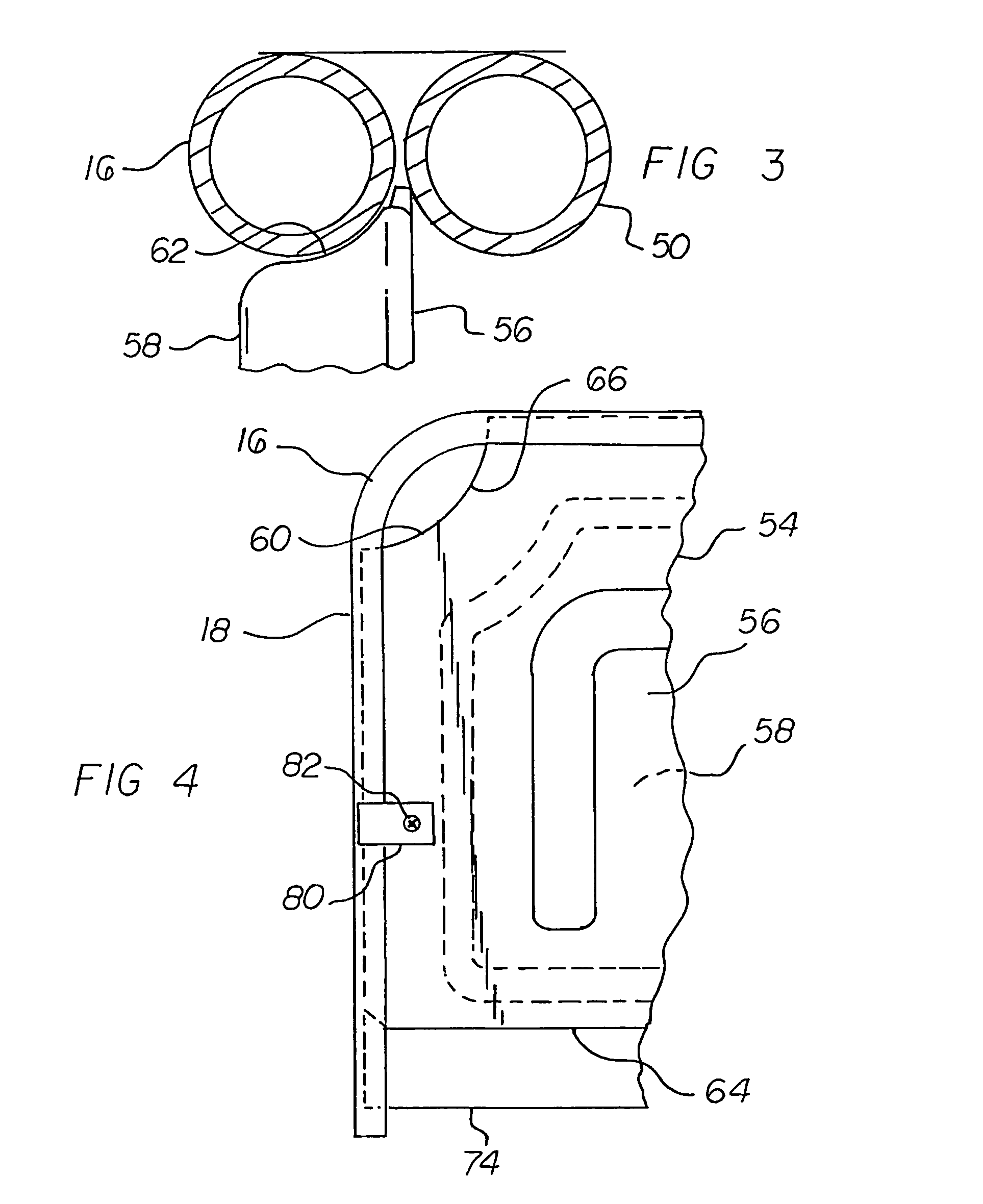 Blow molded side panel chair system