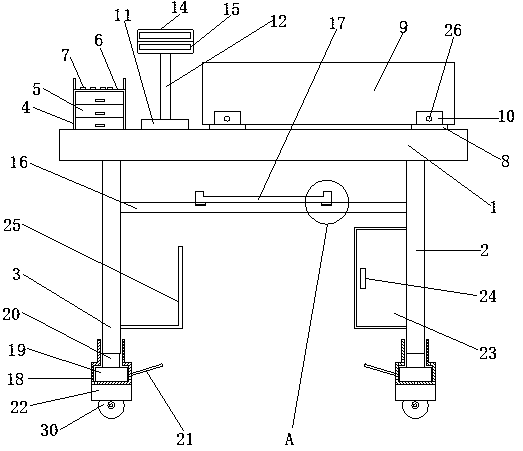 Worktable for animation design