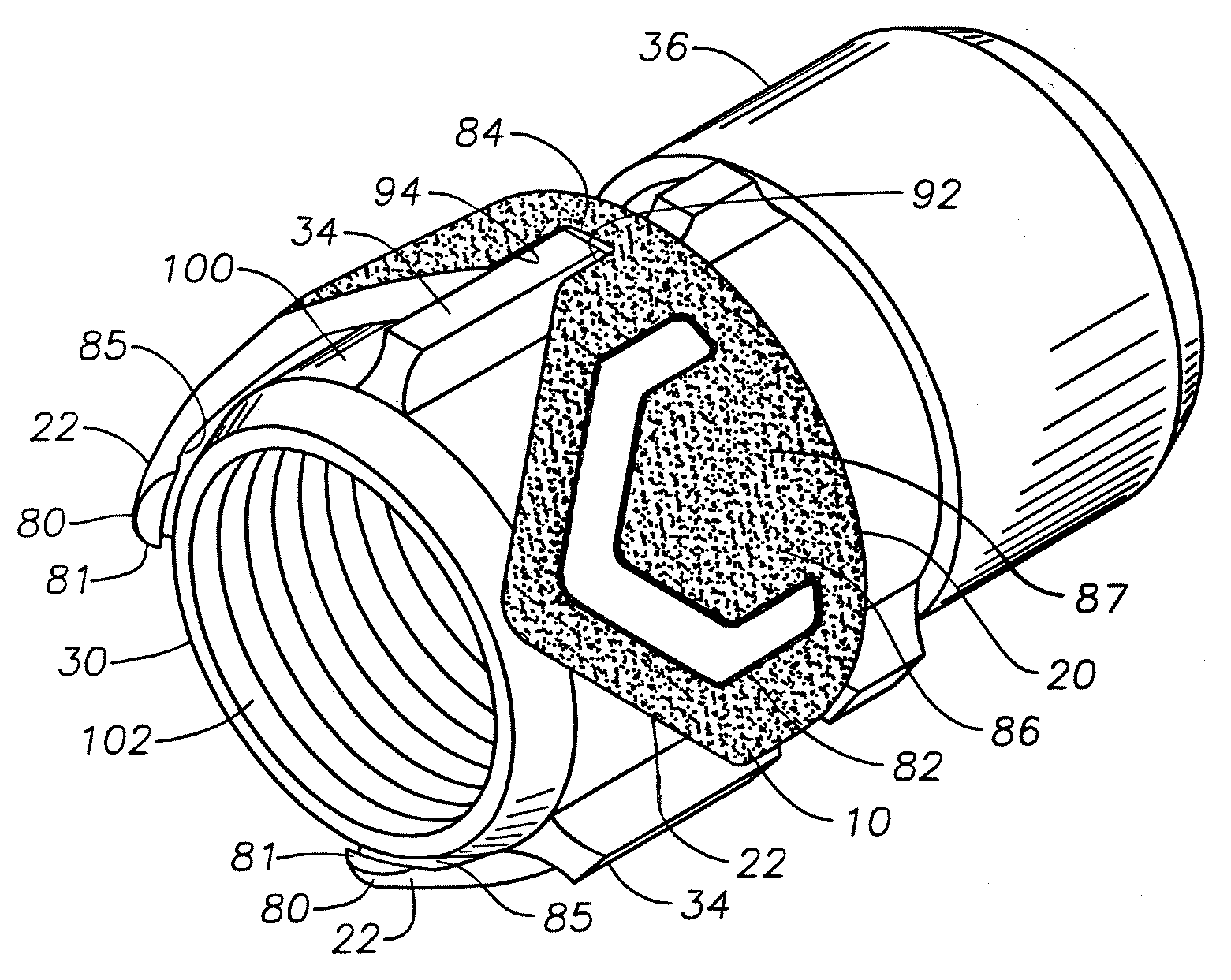 Firehose Coupling Exit Indicator