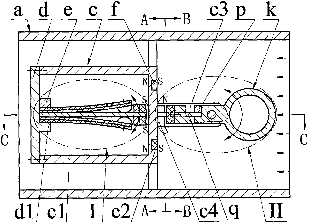 Indirect-excitation-type self-generating device for river monitoring system