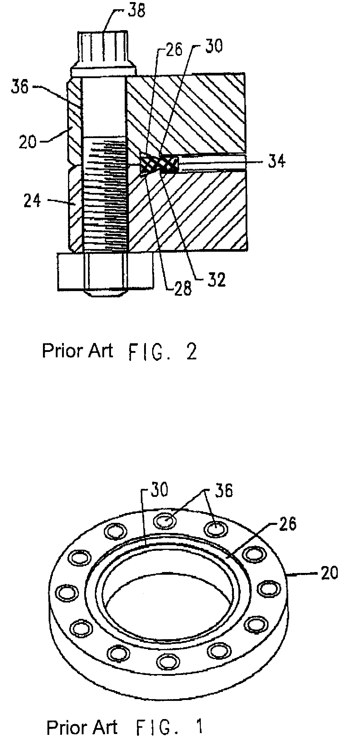 Alternative method for sealing all-metal vacuum joints