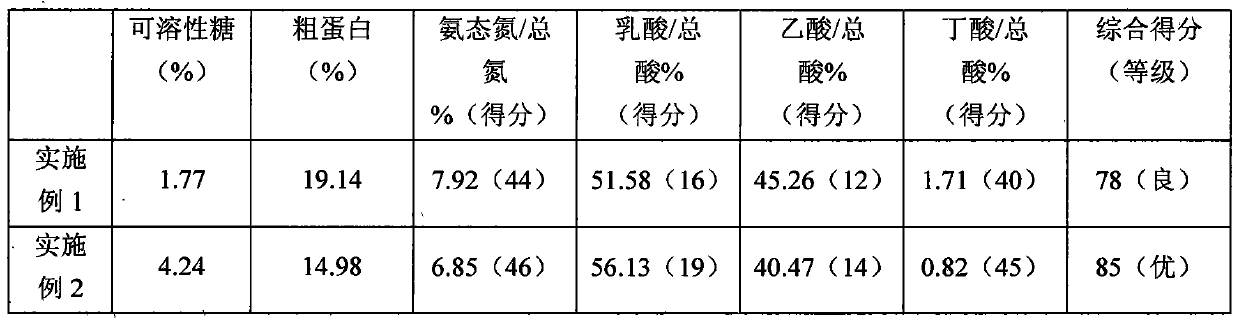 Sweet sorghum and alfalfa mixed silage and preparation method thereof