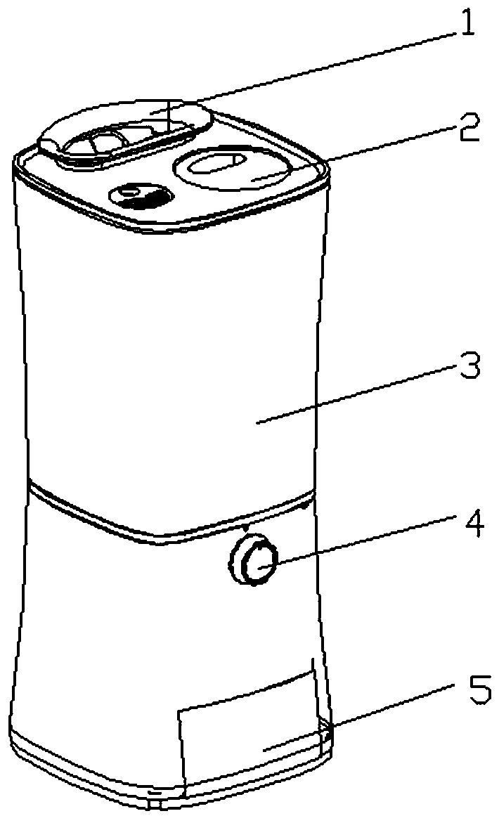 Automatic mop cleaning machine and special mop thereof