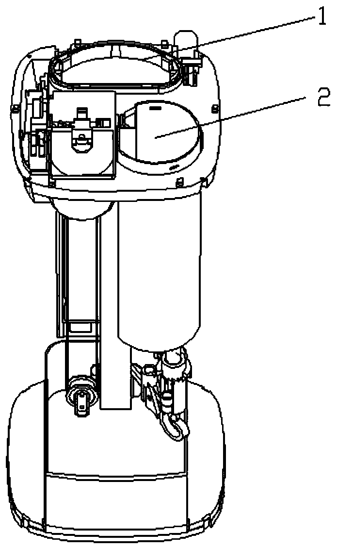 Automatic mop cleaning machine and special mop thereof