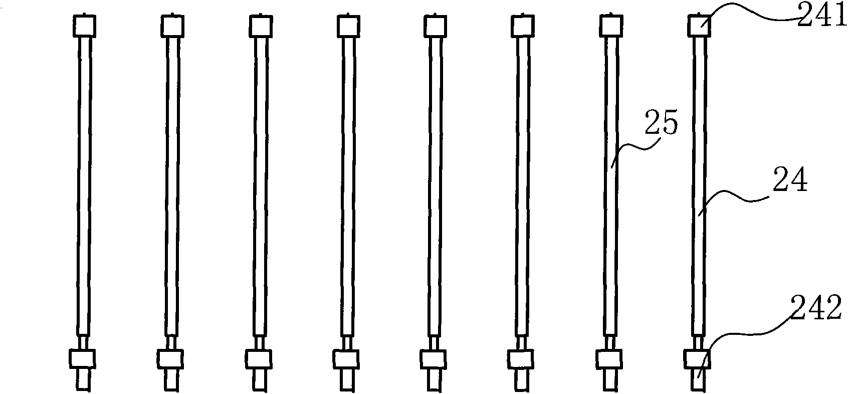 Manufacturing method and device for two-component hollow spun-bonded spunlace non-woven fabrics