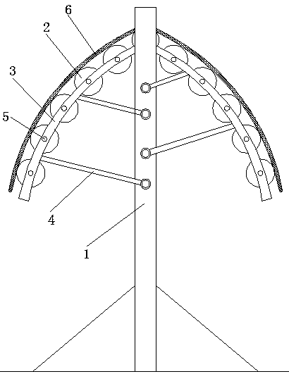 Production technology for coarse double-grain rubber slab