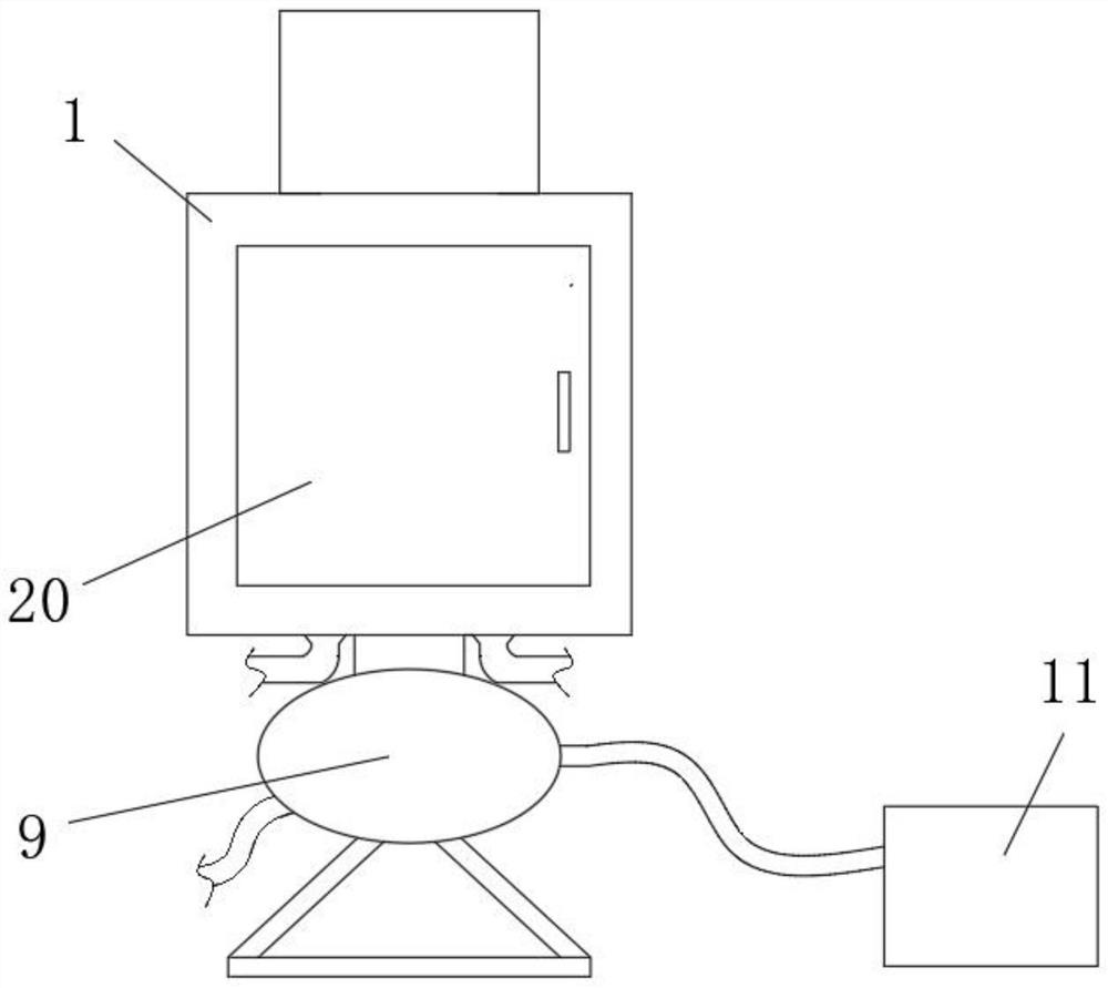 A device for placing environmentally friendly materials in leather cleaning production