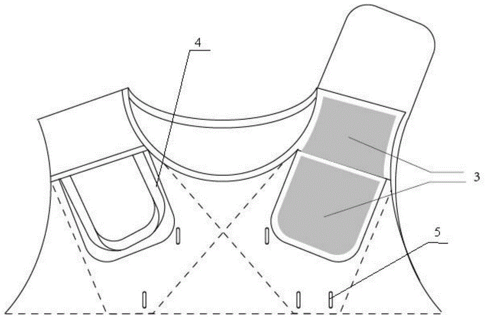 Camisole type breastbone protecting device