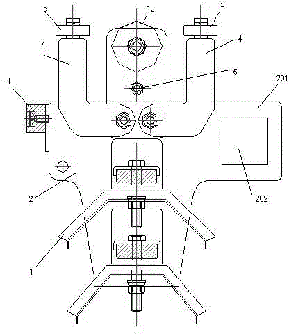 Head end of cable pulley