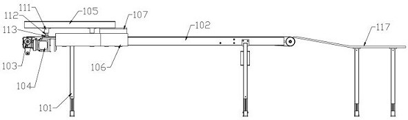 A twist frame conveying lifting and rotating device for braiding machine