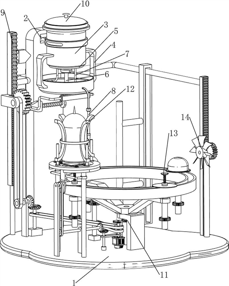 Building safety helmet paint spraying device