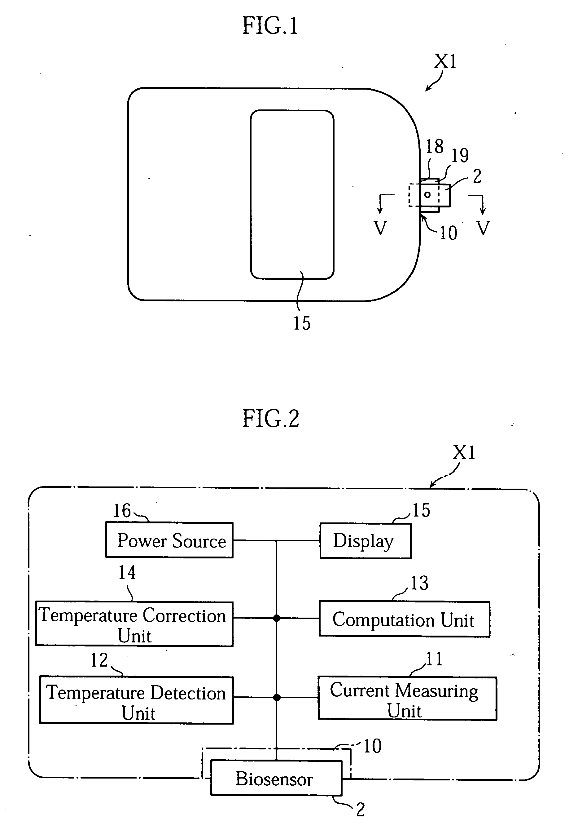 Analyzer having temperature sensor