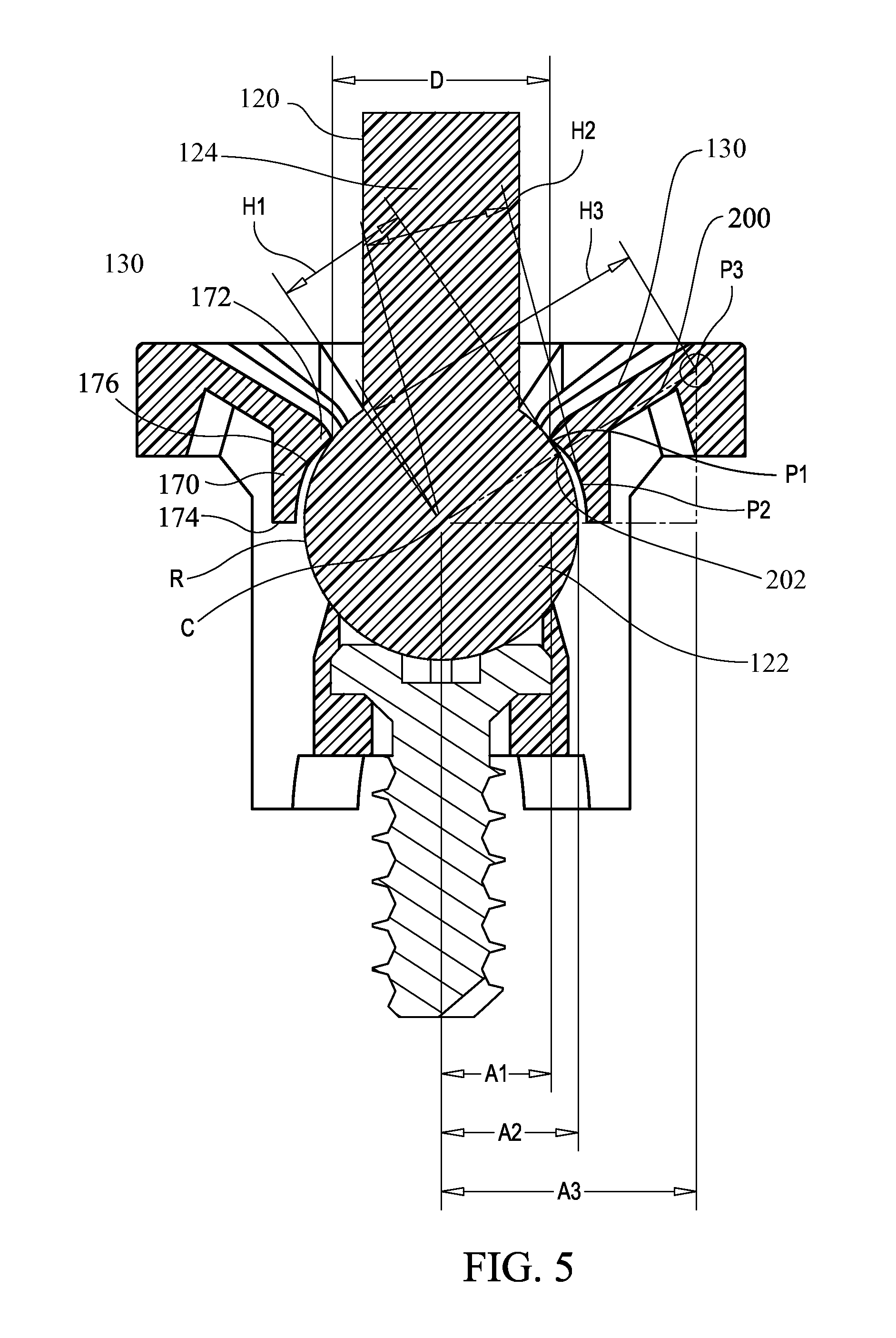 High extraction force ball socket