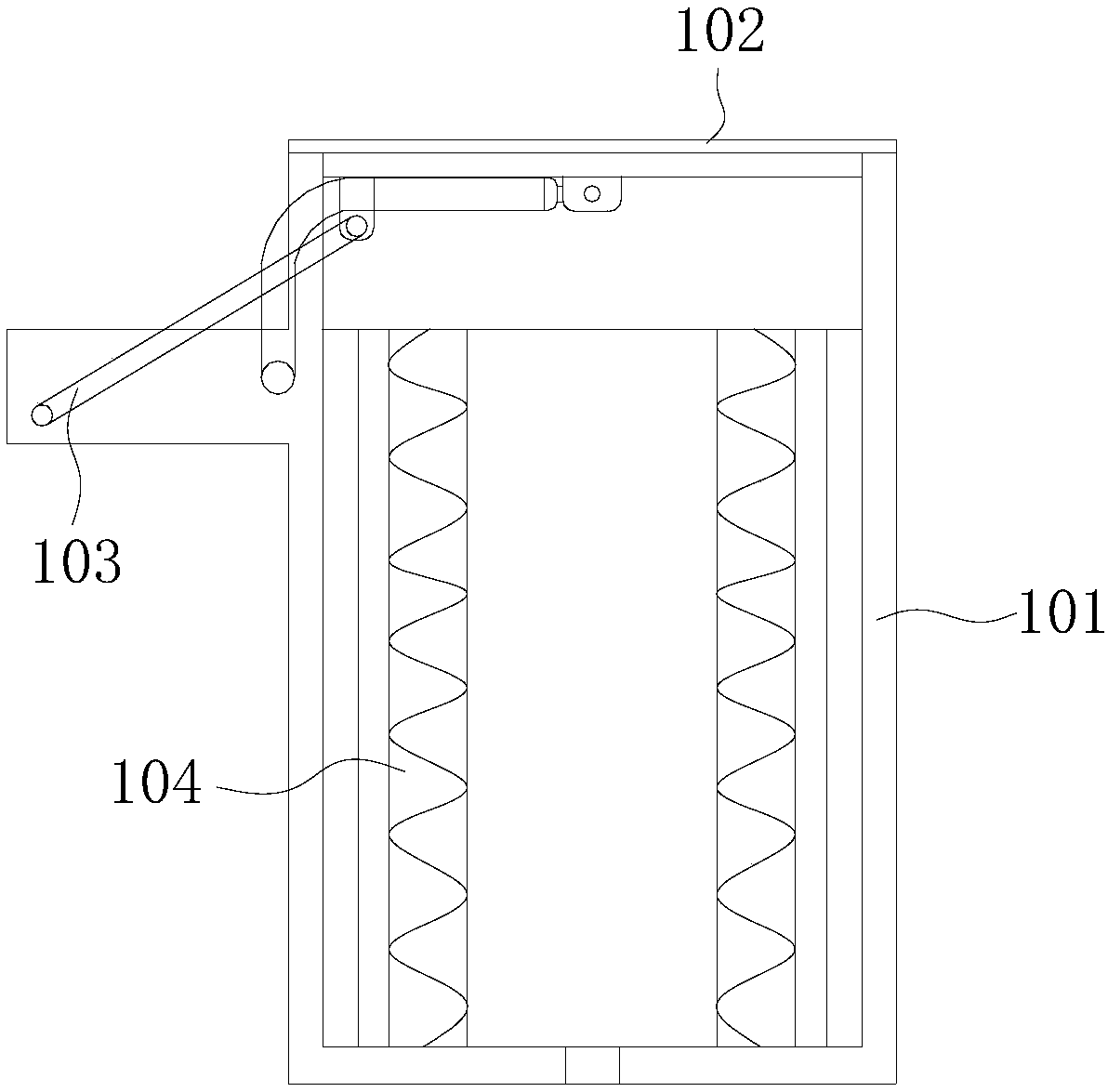 Aluminum alloy smelting furnace and smelting device