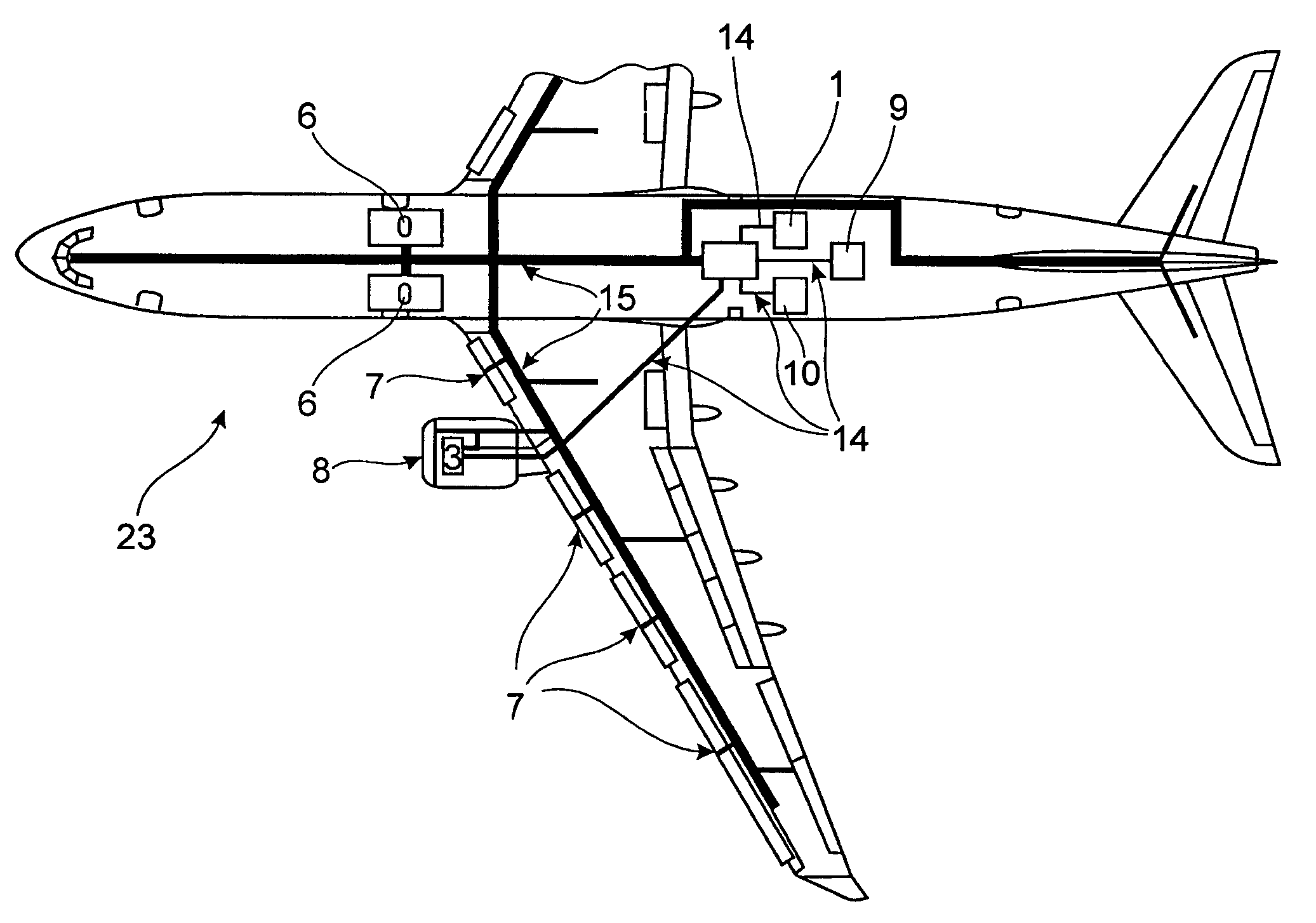 Fuel cell system as a primary electrical energy supply for aircraft