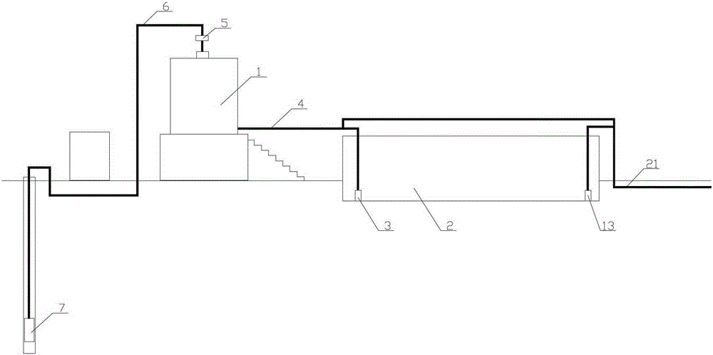 An integrated purification, storage, and delivery device and method for groundwater