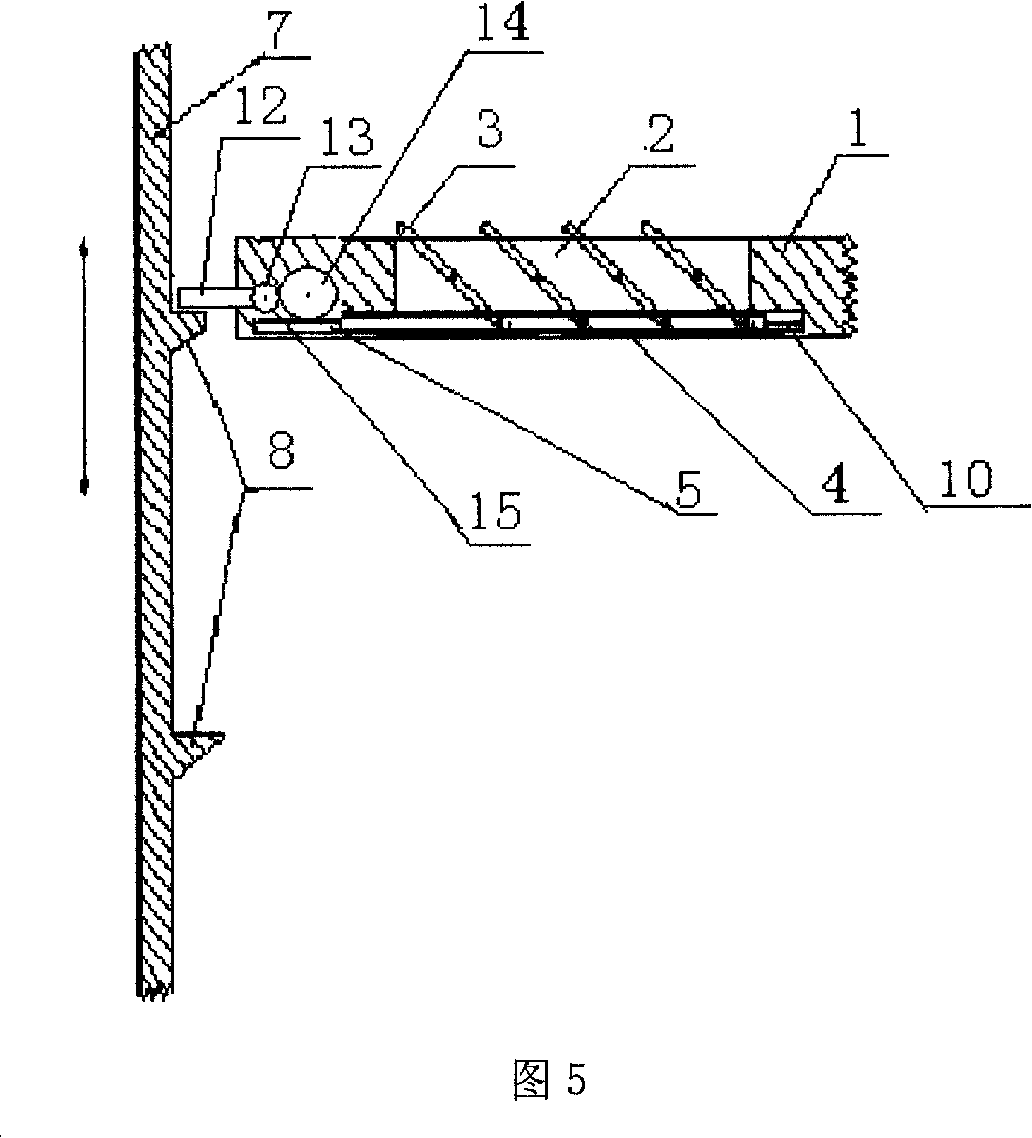 Temperature adjustment device for wine cabinet top and bottom temp-region