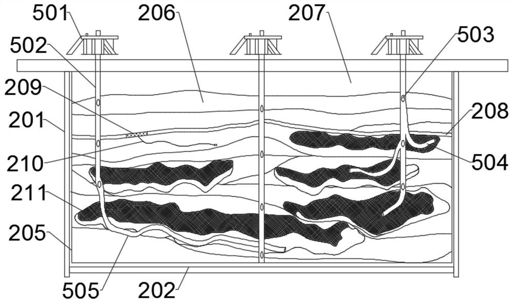 Injection system of a natural gas hydrate development simulation experiment device